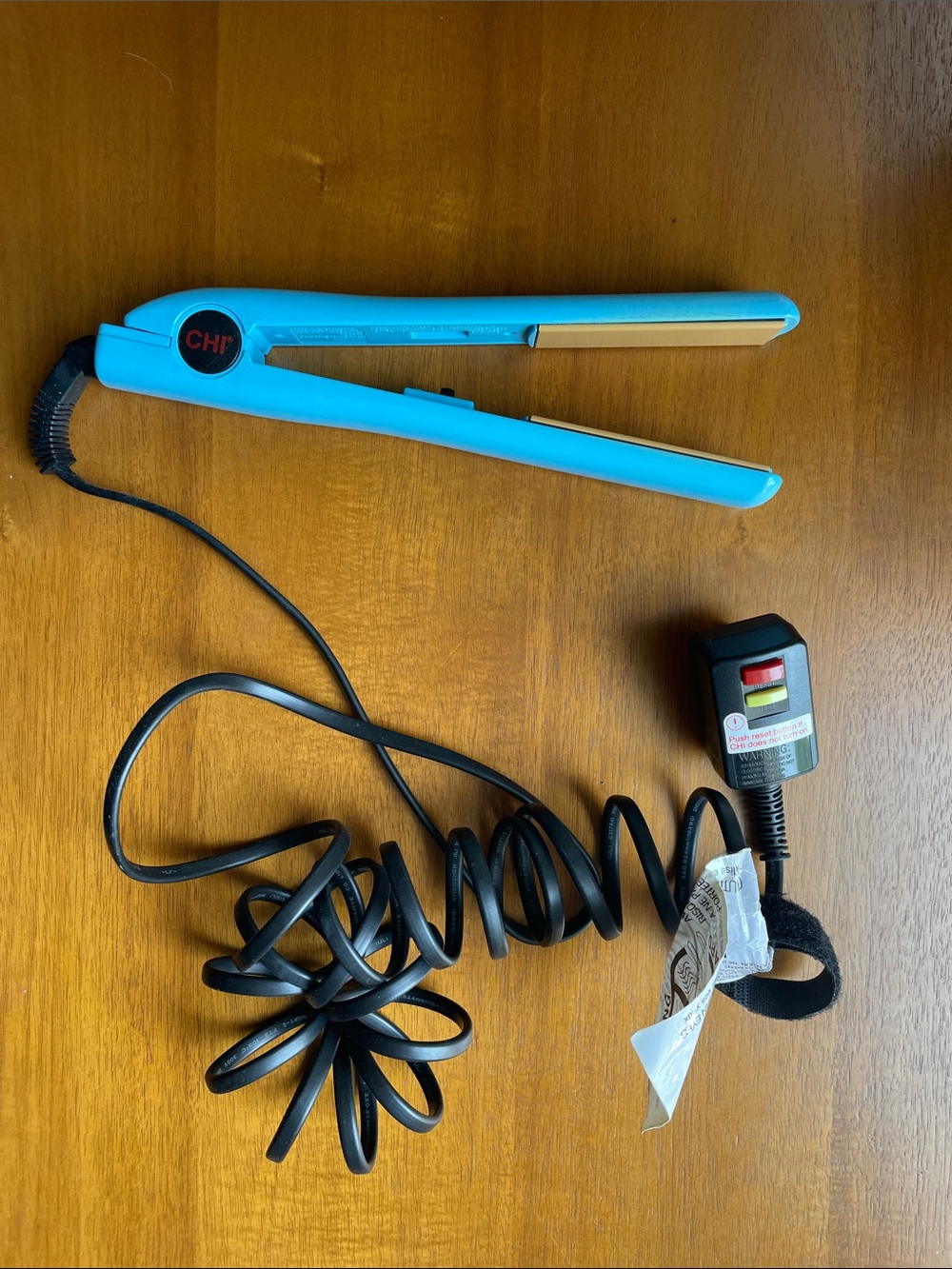 Chi baby blue 1” ceramic hair straightener straightening iron